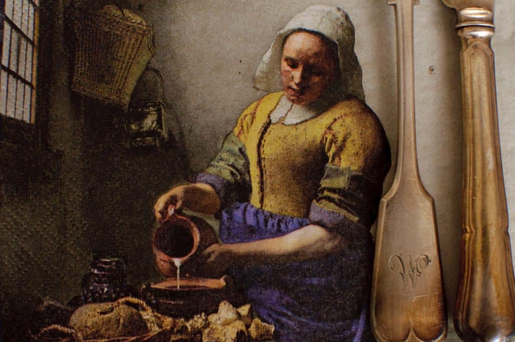 Melkmeisje Vermeer oude meesters