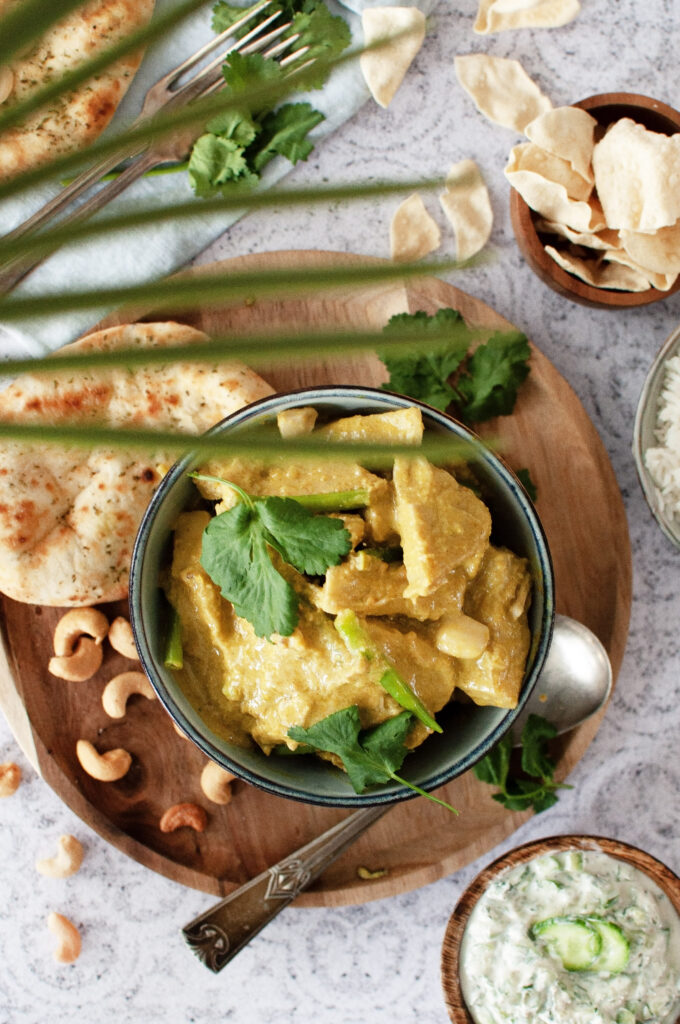 Snelle vegetarische curry